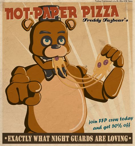 Freddy Fazbear S Pizza Pr Poster By Wourdeluck On Deviantart