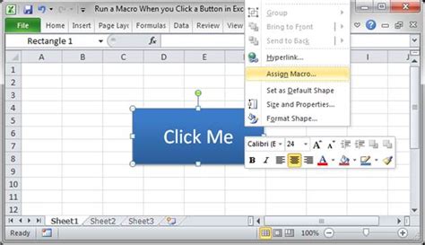Run A Macro When You Click A Button In Excel Teachexcel Com