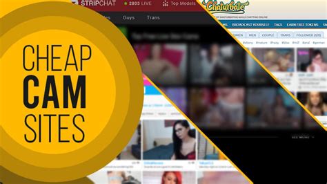 25 cheapest cam sites most affordable webcam shows online