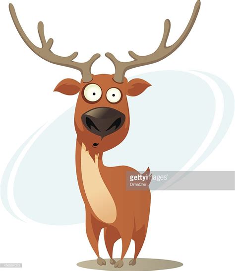 Funny Cartoon Deer Ilustración De Ciervos Dibujar Caricaturas