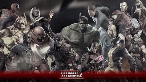 Marvel Ultimate Alliance Characters Wallpapers Wallpaper Cave
