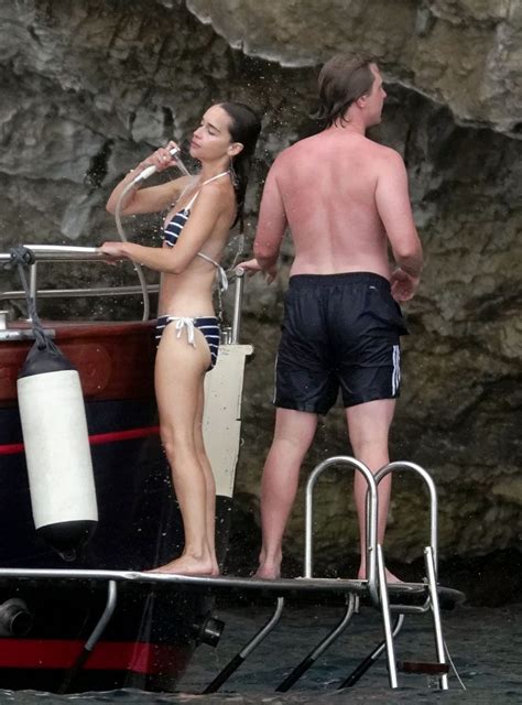 Emilia Clarke Looks Haggard In A Bikini On Vacation In Italy Photos