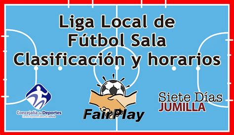 Clasificaciones Y Calendario De La Liga Local De Fútbol Sala 3103