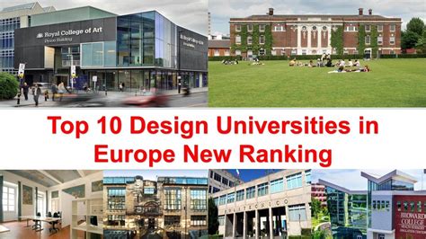 Top 10 Design Universities In Europe New Ranking Parson School Of