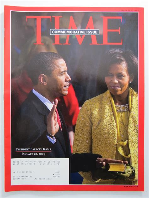 Time Magazine February 2 2009 President Barack Obama Inauguration