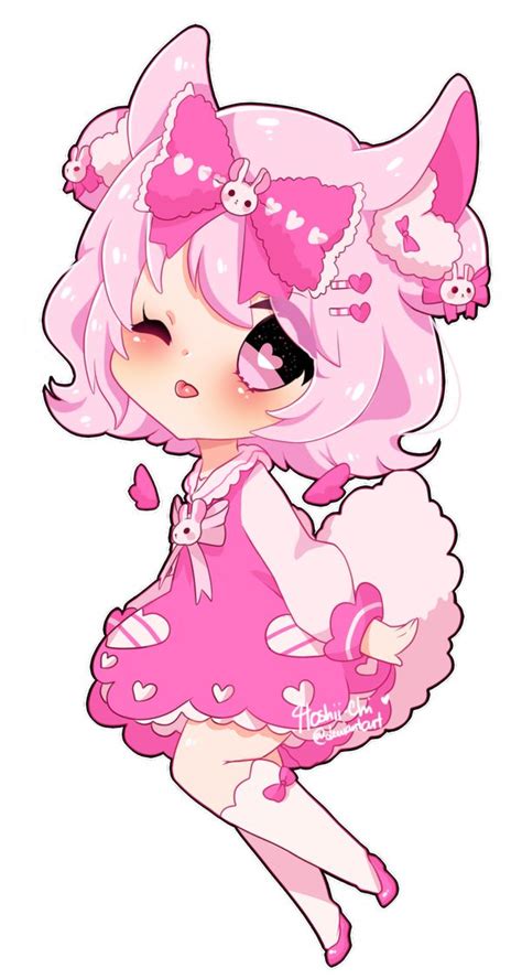 Pink Sweet By Invokersama On Deviantart Cute Anime Chibi Cute Kawaii