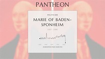 Marie of Baden-Sponheim Biography - Duchess consort of Bavaria | Pantheon