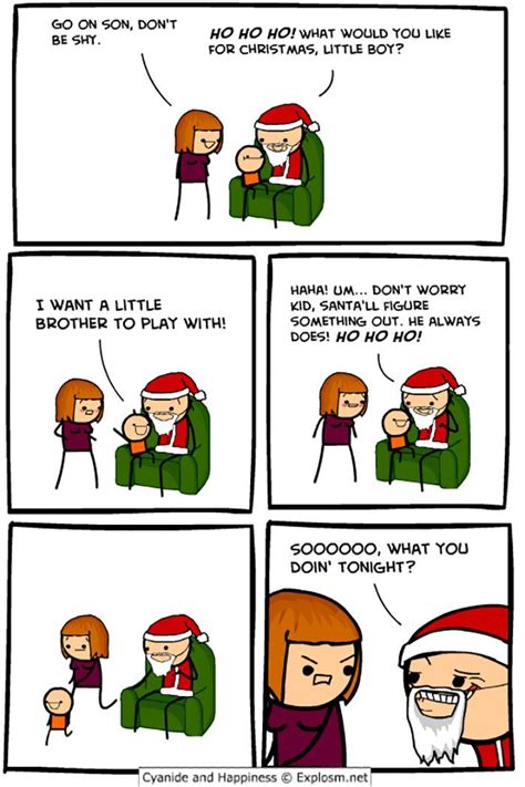 125 Of The Funniest Christmas Comics Ever Cyanide And Happiness Christmas Comics Funny Comic