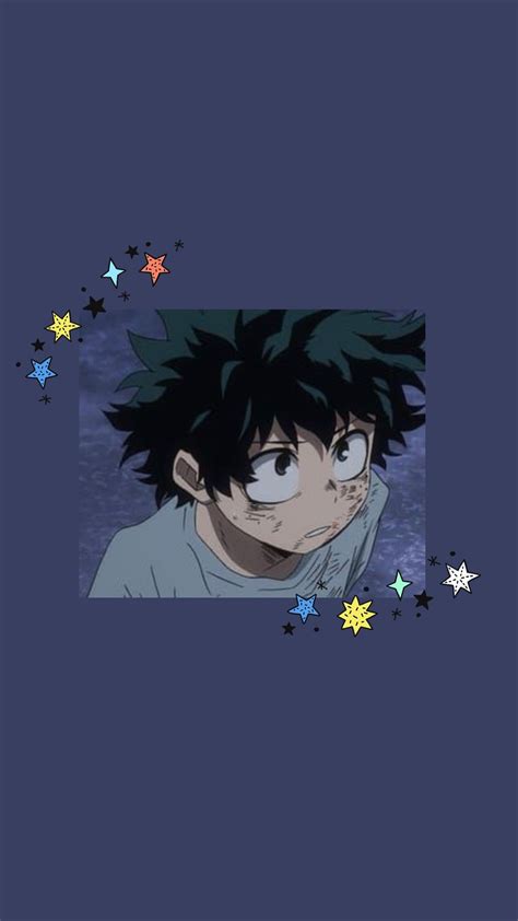 Blue Anime Aesthetic Mha Anime Wallpaper Hd