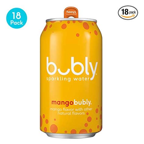 Bubly Sparkling Water Mango 12 Fl Oz Cans 18 Pack Only 671 Winedrink