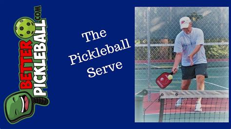 Whenever possible hit to their backhand. Pickleball Serve-Legal and Effective - YouTube