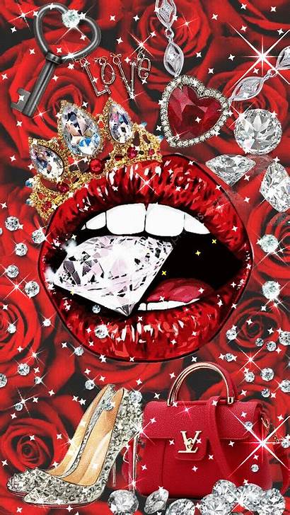 Lip Diamond Wallpapers Backgrounds Luxury Louis Vuitton