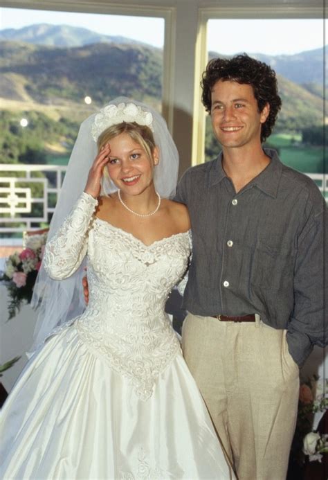 kirk cameron at candace cameron s wedding in 1996 candace cameron wedding candace cameron