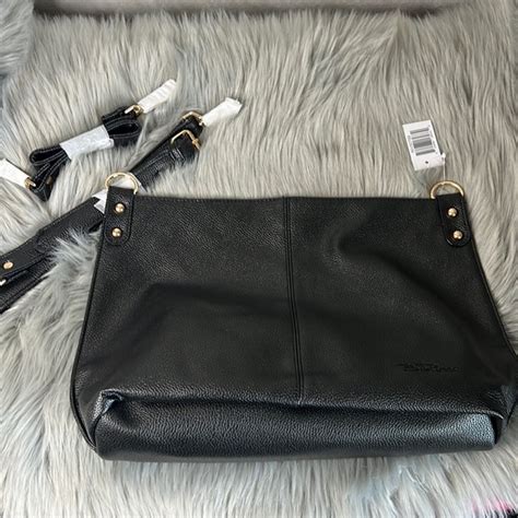 Bella Russo Bags Nwt Bella Russo Faux Leather Black Crossbody