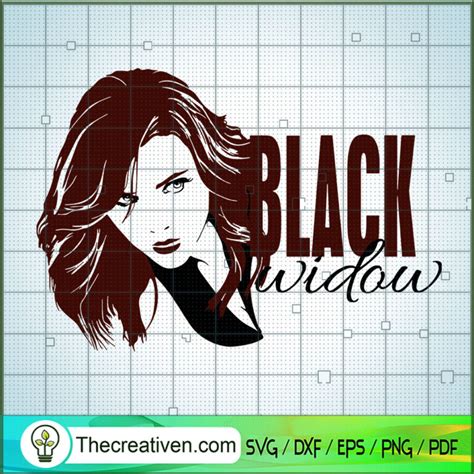 Black Widow Svg Girl Of Avengers Svg Marvel Svg Premium And Original