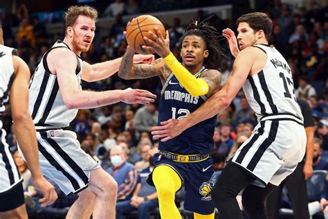 Ja Morant Scores Franchise Record 52 As Grizzlies Top Spurs Gma News