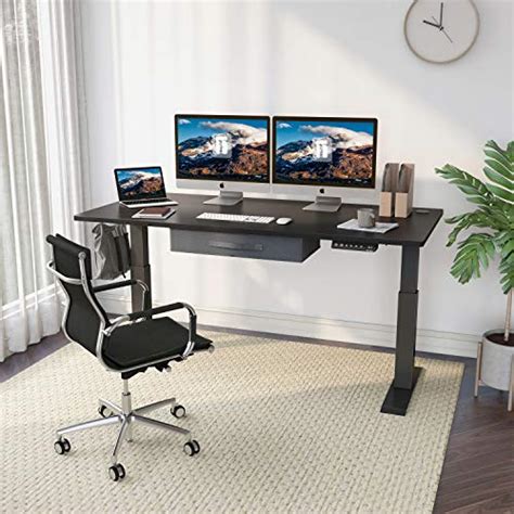 Fezibo Height Adjustable Electric Standing Desk 55 X 24 Inches Stand