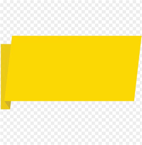 Banner Yellow Png Image With Transparent Background Toppng