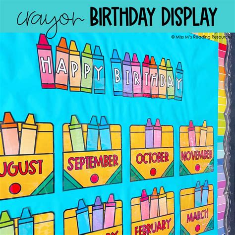 Classroom Decor Birthday Display Birthday Bulletin Board Happy Birthda