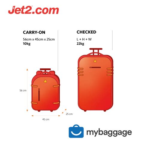 Suit covers (114 x 60 x 11 cm) shall be considered as cabin baggage. Jet2 2021 Baggage Allowance | My Baggage