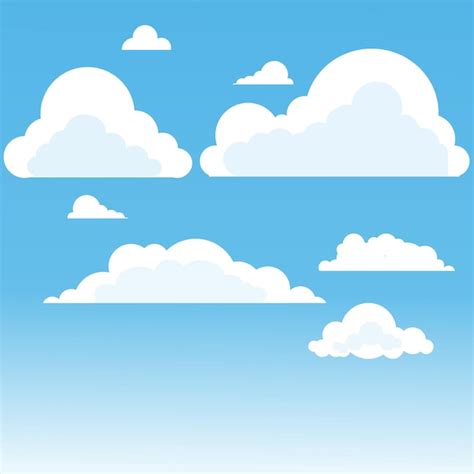 Premium Vector Vector Clouds Collection