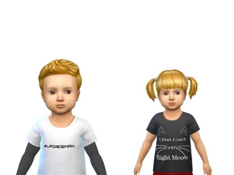 The Sims Resource Toddler Tops