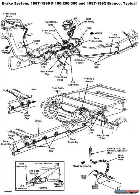 Toyota Tacoma Brake Line Diagram