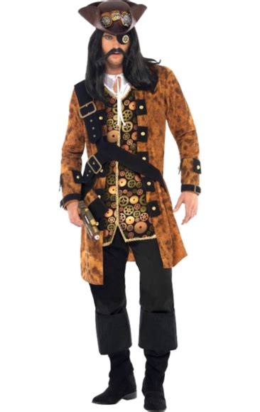 Steampunk Pirate Costume | Pirate costume men, Pirate costume, Pirate ...