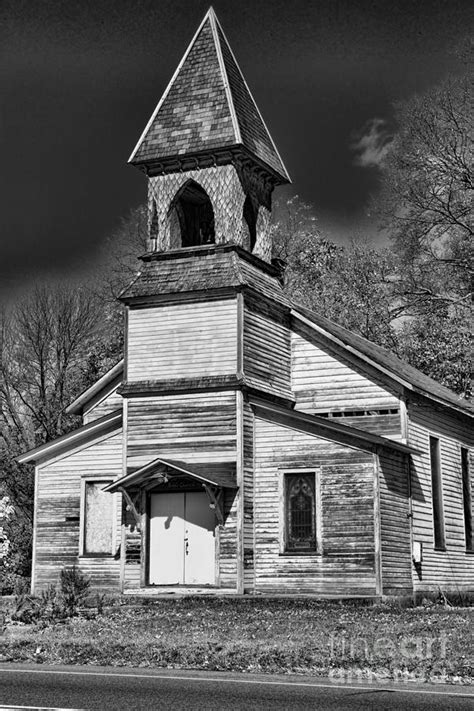 This Old Church In Black And White Photograph By Paul Ward