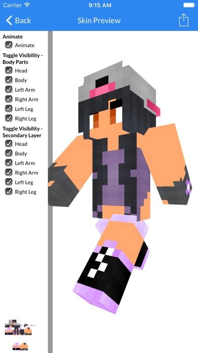 Aphmau Skins For Mcpe Best Aphmau Skins For Minecraft Pocket Edition Iphone App