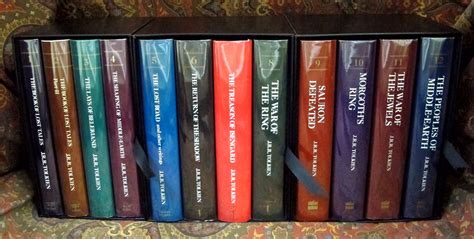The scope of this category is books or writings by j. Custom Leather Slipcases for The History of Middle Earth ...