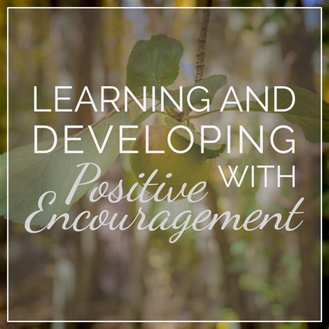 Learning and Developing with Positive Encouragement • FGG Designs