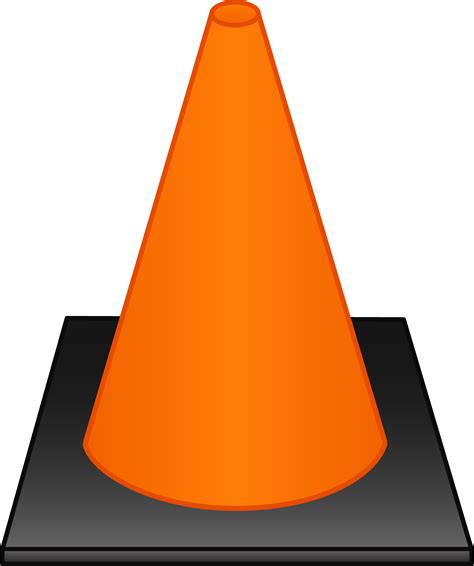 Orange Traffic Cone Free Clip Art