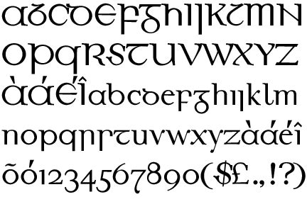 Writing letters to inmates—a guide on how to get in touch with a prisoner. October 2010 | Gaelic font, Celtic fonts, Lettering