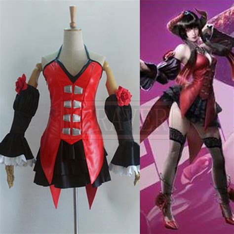 Tekken 7 Alisa Bosconovitch Red Dres Cosplay Costume Buy At The Price
