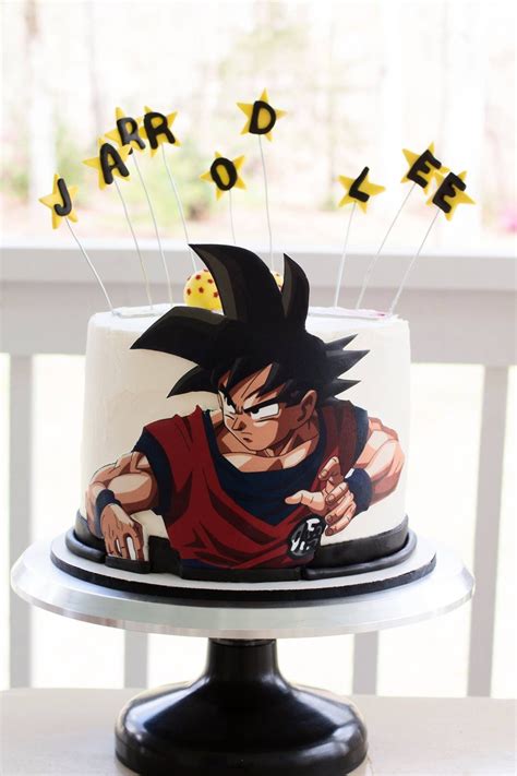 Hoy os traigo cake pops de dragon ball y trufas dulces, son bocaditos muy ricos y fáciles de hacer disney's mickey mouse tries to buy dragon ball z from vegeta (dbz). Dragonball Z Cake - Visit now for 3D Dragon Ball Z compression shirts now on sale! #dragonball # ...