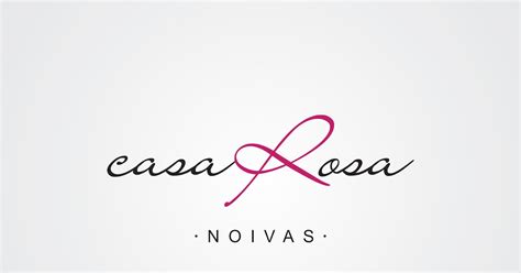 Logomarca L Casa Rosa Noivas Fabrício Cortes