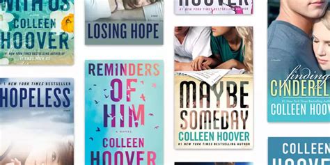The Complete List Of Colleen Hoover Books In Order