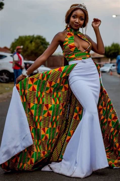 African Kente Bridal Dress Buy Beautiful Ghana African Wedding Dress