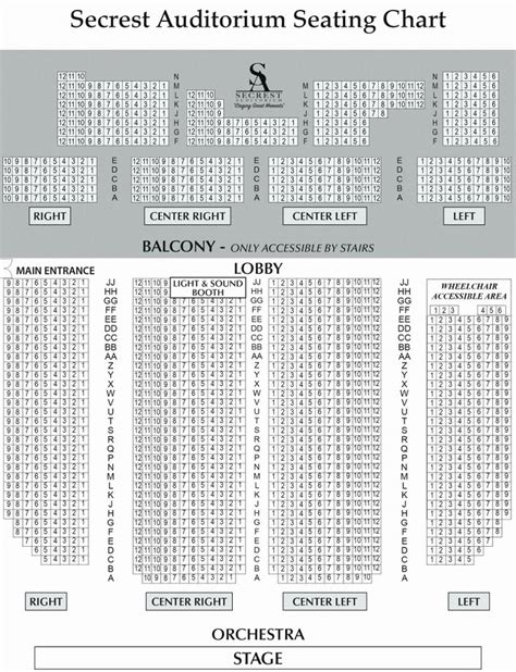 Numbered Orpheum Theater Omaha Seating Chart