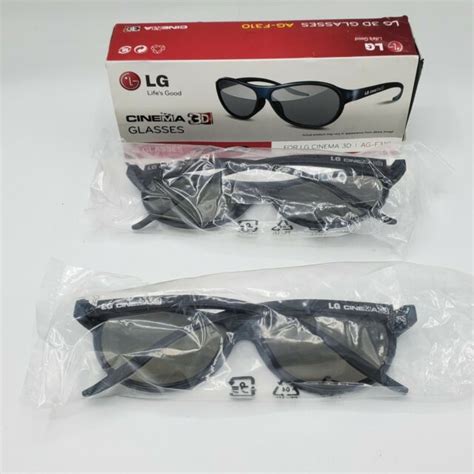 Lg Cinema 3d Glasses Black 2x Ag F310 Ebay