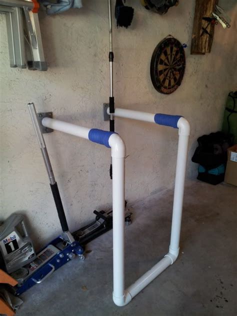 Home depot (& lowes) will cut steel pipe to your requested lengths at no charge as long as you buy the pipe from them. Click the image to open in full size. | Garage Gym | Pinterest | Dip station, Gym and Garage gym