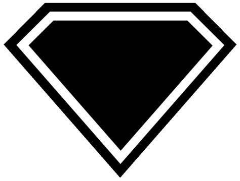 Superman Symbol Template