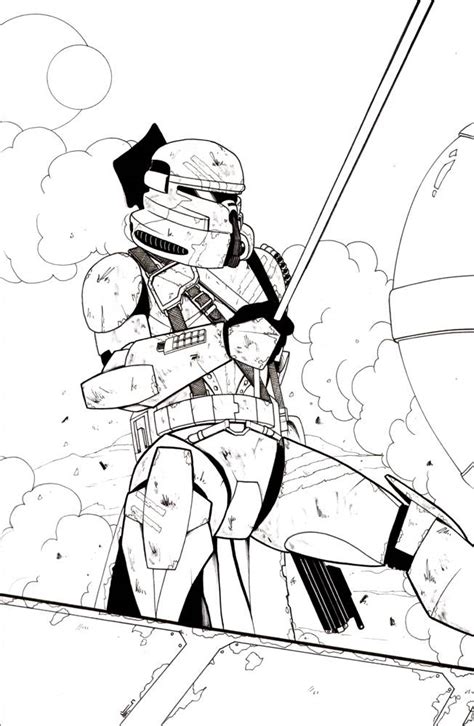 I never ever wanna draw a clone trooper again! Airborne Trooper by ragelion on DeviantArt