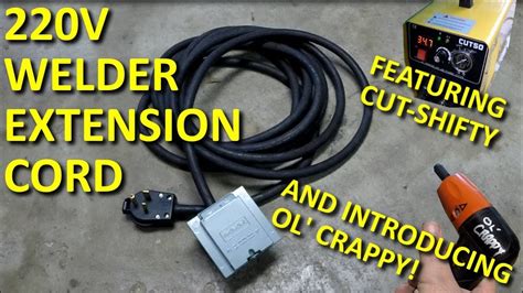 Most of them have multiple grounded power outlets for using multiple devices at a time. Welder 220V Extension Cord DIY - YouTube