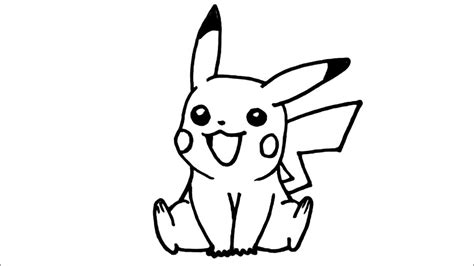How To Draw Pokemon Pikachu Step By Step Pikachu Drawing Easy Easy