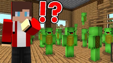 Jj And Mikey Play With 100 Friends In Hide And Seek In Minecraft