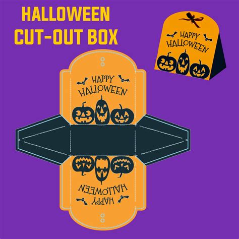 Printable Halloween Box Template