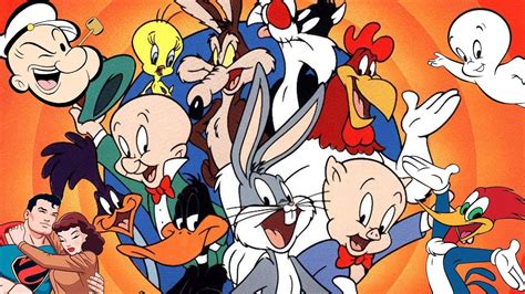 Personajes Clásicos De Dibujos Animados Bugs Bunny El Pato Lucas