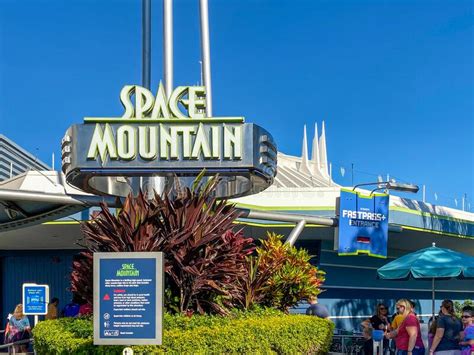 The Entrance To The Space Mountain Ride At Magic Kingdom In Walt Disney